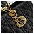 Borsa Christian Dior Lady Dior Canage in pelle di agnello 2 modi Nero Oro Auth 187084SAM D'oro - vista 20