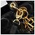 Borsa Christian Dior Lady Dior Canage in pelle di agnello 2 modi Nero Oro Auth 187084SAM D'oro - vista 9