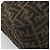 FENDI Zucca Canvas Mamma Baguette Shoulder Bag Black Brown Auth 186886V Marrone Nero - vista 14