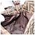 FENDI Zucca Canvas Mamma Baguette Shoulder Bag Black Brown Auth 186886V Marrone Nero - vista 20