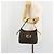 FENDI Zucca Canvas Mamma Baguette Shoulder Bag Black Brown Auth 186886V Marrone Nero - vista 24