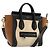Céline Borsa CELINE Luggage Nano Micro Mini in Pelle 2way Beige Gold Auth ka4812V D'oro