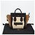 Céline Borsa CELINE Luggage Nano Micro Mini in Pelle 2way Beige Gold Auth ka4812V D'oro - vista 12
