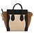 Céline Borsa CELINE Luggage Nano Micro Mini in Pelle 2way Beige Gold Auth ka4812V D'oro - vista 2