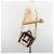 Céline Borsa CELINE Luggage Nano Micro Mini in Pelle 2way Beige Gold Auth ka4812V D'oro - vista 26