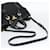 Borsa PRADA Nylon 2way Nera Oro Auth 187512V Nero D'oro - vista 9