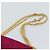CHANEL Matelasse Chain Shoulder Bag Cotton Jersey Wine Red Gold CC Auth 185539 D'oro Bordò - vista 14