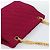 CHANEL Matelasse Chain Shoulder Bag Cotton Jersey Wine Red Gold CC Auth 185539 D'oro Bordò - vista 6