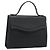 SAINT LAURENT Borsa in pelle nera oro Auth 186323A Nero D'oro