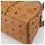 Bolsa Tote MCM Vicetos Logogram PVC Leather Brown Gold Auth SW2381A Marrom Dourado - vista 15