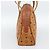 Bolsa Tote MCM Vicetos Logogram PVC Leather Brown Gold Auth SW2381A Marrom Dourado - vista 3