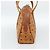 Bolsa Tote MCM Vicetos Logogram PVC Leather Brown Gold Auth SW2381A Marrom Dourado - vista 4