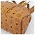 Bolsa Tote MCM Vicetos Logogram PVC Leather Brown Gold Auth SW2381A Marrom Dourado - vista 9