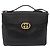Borsa a Spalla GUCCI in Pelle 2way Nero Oro Auth 187188 D'oro - vista 13