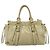 Borsa Miu Miu Matelasse in pelle 2way Beige Gold Auth 187578V D'oro - vista 2
