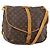 LOUIS VUITTON Borsa a Spalla Monogram Saumur 35 M42254 LV Auth ep14817 Monogramma