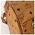MCM Vicetos Logogram Boston Bag PVC Leather 2way Brown Gold Auth 183972 Marrone D'oro - vista 16