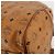 MCM Vicetos Logogram Boston Bag PVC Leather 2way Brown Gold Auth 183972 Marrone D'oro - vista 17