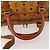 MCM Vicetos Logogram Boston Bag PVC Leather 2way Brown Gold Auth 183972 Marrone D'oro - vista 9