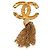 Spilla CHANEL CC Fringe Lava in metallo Gold CC Auth am11879SM D'oro - vista 6