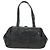 Borsa PRADA in pelle con stampa coccodrillo nera Oro Auth 185588V Nero D'oro - vista 13