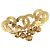 Spilla CHANEL metallo Gold CC Auth 185844M D'oro