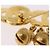 Spilla CHANEL metallo Gold CC Auth 185844M D'oro - vista 10