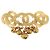 Spilla CHANEL metallo Gold CC Auth 185844M D'oro - vista 13