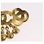 Spilla CHANEL metallo Gold CC Auth 185844M D'oro - vista 8