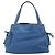 Borsa Tote Salvatore Ferragamo Gancini in pelle blu e oro Auth 185584A D'oro - vista 2