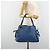 Borsa Tote Salvatore Ferragamo Gancini in pelle blu e oro Auth 185584A D'oro - vista 23