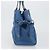 Borsa Tote Salvatore Ferragamo Gancini in pelle blu e oro Auth 185584A D'oro - vista 4