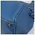 Borsa Tote Salvatore Ferragamo Gancini in pelle blu e oro Auth 185584A D'oro - vista 9