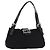 Borsa a tracolla FENDI Mamma Baguette in jersey di cotone Nero Argento Auth 186336