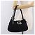 Borsa a tracolla FENDI Mamma Baguette in jersey di cotone Nero Argento Auth 186336 - vista 24