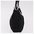Borsa a tracolla FENDI Mamma Baguette in jersey di cotone Nero Argento Auth 186336 - vista 4