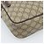 Borsa a Spalla GUCCI GG Supreme PVC Beige Oro 233268 Auth ka4763 D'oro - vista 16