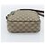 Borsa a Spalla GUCCI GG Supreme PVC Beige Oro 233268 Auth ka4763 D'oro - vista 5