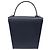 Borsa a tracolla Christian Dior in pelle 2way blu oro Auth 185936A D'oro - vista 2