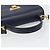 Borsa a tracolla Christian Dior in pelle 2way blu oro Auth 185936A D'oro - vista 7