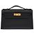 Hermès Borsa HERMES Kelly Mini in Pelle Nera - 103661 Nero - vista 3