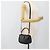 Bolsa de Ombro GUCCI Bamboo em Couro 2way Preto Ouro 000 1014 0188 Auth 187626SAV Dourado - vista 24