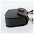 Bolsa de Ombro GUCCI Bamboo em Couro 2way Preto Ouro 000 1014 0188 Auth 187626SAV Dourado - vista 4