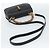 Bolsa de Ombro GUCCI Bamboo em Couro 2way Preto Ouro 000 1014 0188 Auth 187626SAV Dourado - vista 8