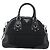 Borsa PRADA in pelle 2way Nera Argento Auth 186264A Nero - vista 13