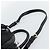 Borsa PRADA in pelle 2way Nera Argento Auth 186264A Nero - vista 16
