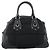 Borsa PRADA in pelle 2way Nera Argento Auth 186264A Nero - vista 2