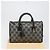 Borsa LOEWE Anagram Amazona 36 in PVC Nero Oro Auth 186081A D'oro - vista 12