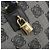 Borsa LOEWE Anagram Amazona 36 in PVC Nero Oro Auth 186081A D'oro - vista 17