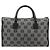 Borsa LOEWE Anagram Amazona 36 in PVC Nero Oro Auth 186081A D'oro - vista 2